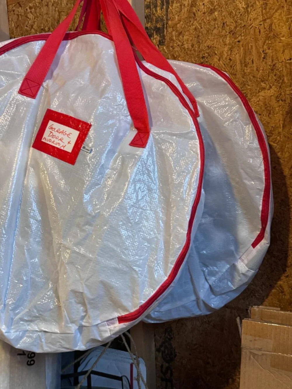 Wreath storage bags set of 4